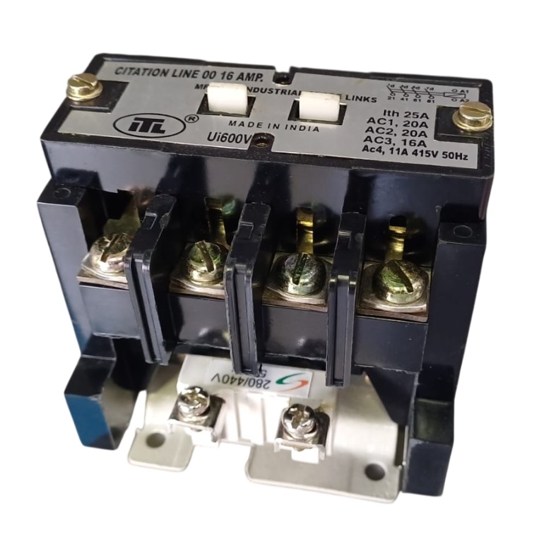 4 Pole Contactor 16A Supply: 440V AC