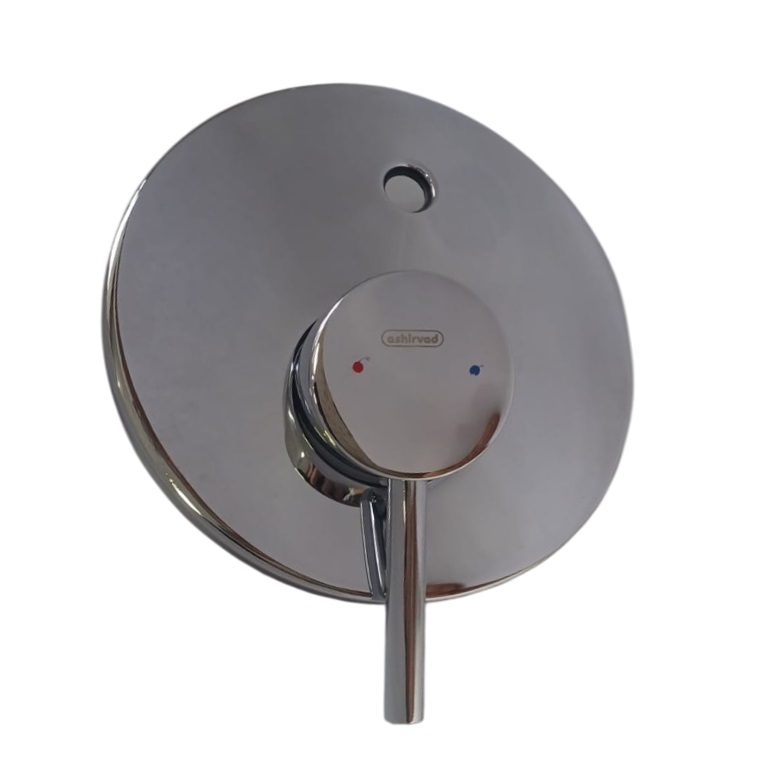 Round Front Plate for CPVC Single Lever Concealed Diverter (Medium Flow)
