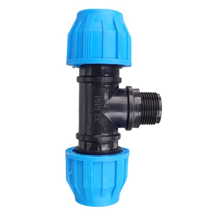 32 mm x 1 inch PP Compression MTA Tee PN16