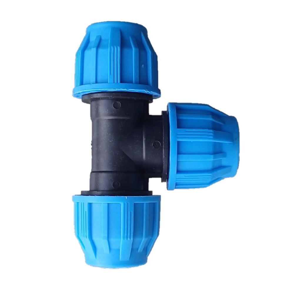 32 mm PP Compression Equal Tee PN16