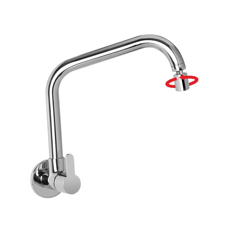 Elena Sink Cock D Bend Spout with Revolving Aerator