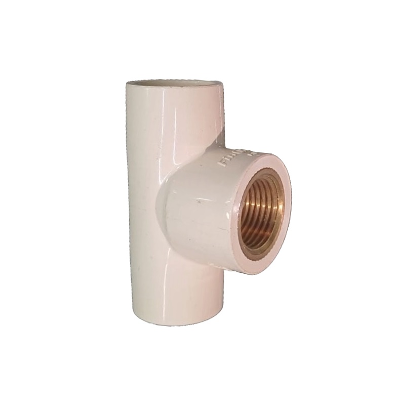 CPVC 1/2" Tee with Brass Insert SDR-11