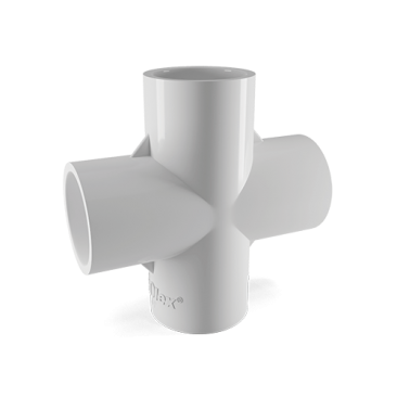 UPVC Cross Tee 1/2 inch SCH-80 (4-way)
