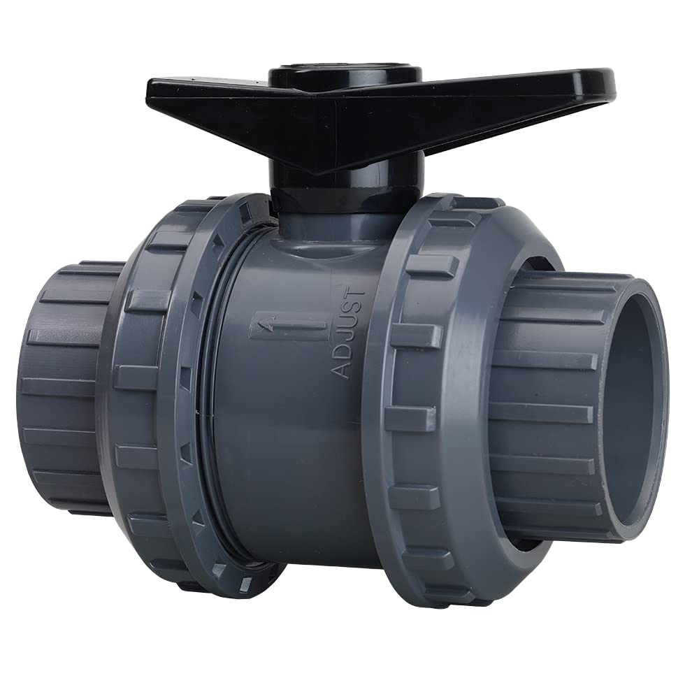 110 mm (4") Pvc Ball Valve, Double Union