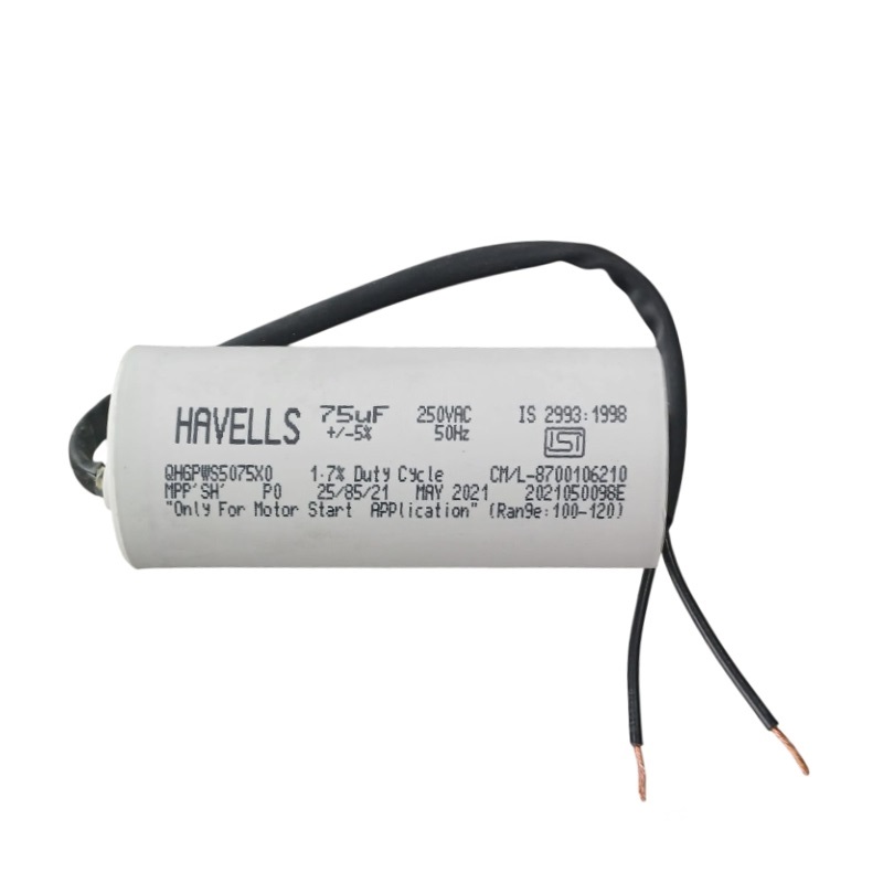 100-120 MFD 250V AC Motor Start Capacitor (PLWW/40X94)