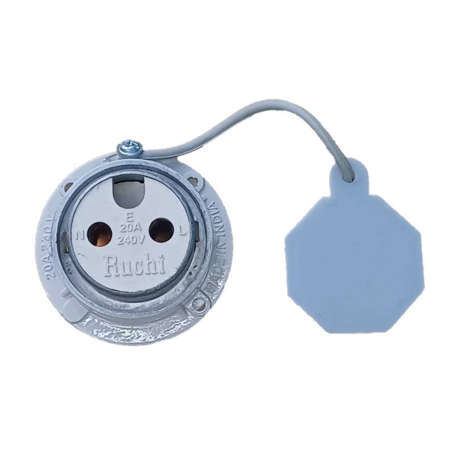 20A / 2P Metal Clad Socke