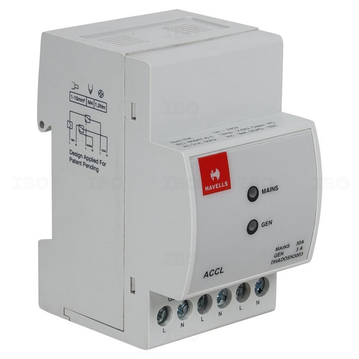 30A/5A  Automatic Changeorver with Current Limiter (ACCL), Single Phase