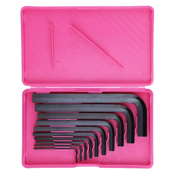 Allen Key Set of 10 Pcs. (inch) - Black