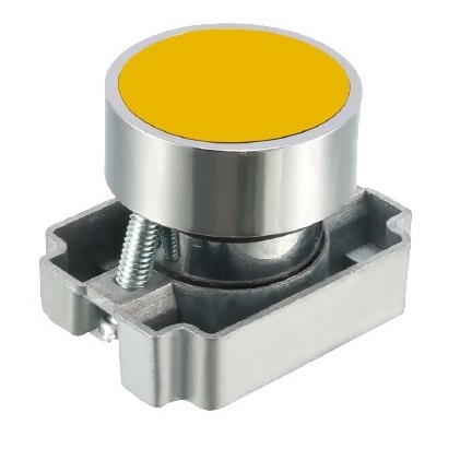 Push Button Actuator Ø 22.5 mm (YELLOW), Momentary