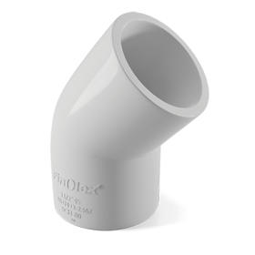 1/2 inch UPVC Elbow 45 degree (Shoe)